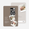 Polaroid Camera Save the Date Photo Cards - Yellow