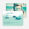 Pool Party Birthday Invitations - Denim Blue