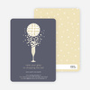 Pop the Champagne New Year’s Party Invitations - Blueberry