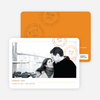 Postcard Inspired Save the Date Cards - Cantaloupe
