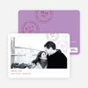 Postcard Inspired Save the Date Cards - Wisteria