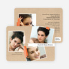 Professional Studio Multi Photo Graduation Cards - Brown