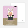 Rabbit in a Hat Birthday Invites - Strawberry Frosting