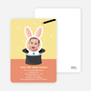 Rabbit in a Hat Birthday Invites - Squash