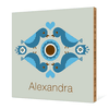 Parental Love Bamboo Art - Steel Blue