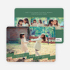 Ribbon Banner New Year’s Cards - Green