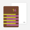 Ribbons Invitations - Violet Venom
