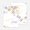 Rings Galore Party Invitations - Purple