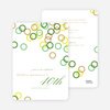 Rings Galore Party Invitations - Green