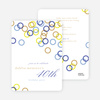 Rings Galore Party Invitations - Blue