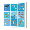 Counting Sea Creatures Wall Art - Multi
