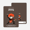 Rock Band Party Invitations - Red Rocker