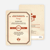 Rock Band Party Invitations - Terra Cotta