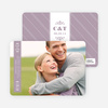 Save the Date Banner Cards - Floral Lavender