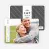 Save the Date Banner Cards - White