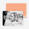 Save the Date Cards Featuring a Modern Ampersand Design - Apricot