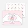 Save the Date Hands - Pink
