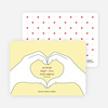 Save the Date Hands - Yellow