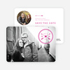 Shot Through the Heart Save the Date Cards - Red