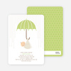 Shower Us With Your Love Baby Shower Invitations - Asparagus