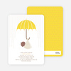 Shower Us With Your Love Baby Shower Invitations - Banana Lemon