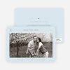 Simple. Classic. Modern. Save the Date Photo Cards - Lazy Blue