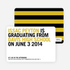 Simple Graduation Invitations - Squash