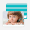 Simple Love Valentine’s Day Cards - Turquoise