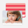 Simple Love Valentine’s Day Cards - Coral