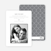 Simply Classic Save the Date Photo Cards - Black