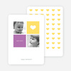 Simply Love Multi Photo Valentine’s Day Card - Sun Yellow