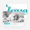 Simply Love: Valentine’s Day Photo Cards - Teal