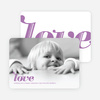 Simply Love: Valentine’s Day Photo Cards - Lilac