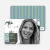 Simply Modern Graduation Announcements - Mystic Blue
