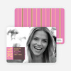 Simply Modern Graduation Announcements - Shocking Pink