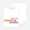 Simply Text Minimalist Moving Announcements - Grape Juice