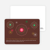 Spirograph Fireworks Party Invitations - Chocolate
