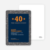 Sports Mania Party Invitations - Navy Blue