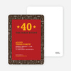 Sports Mania Party Invitations - Brick Red