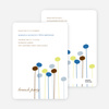 Spring Forward Flower Invitation and Announcement - Forest Green