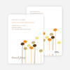 Spring Forward Flower Invitation and Announcement - Forest Green