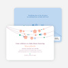 Star Crossed Baby Shower Invitations - Orange