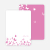 Stationery: ‘Butterfly Joy Wedding Shower’ cards. - Fuchsia