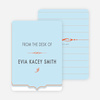 Stationery: ‘Chic and Modern’ cards. - Glacier
