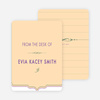 Stationery: ‘Chic and Modern’ cards. - Pale Apricot