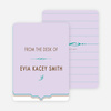 Stationery: ‘Chic and Modern’ cards. - Pale Wisteria