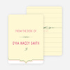 Stationery: ‘Chic and Modern’ cards. - Vanilla