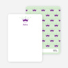 Stationery: ‘Classic Princess’ cards. - Royal Purple