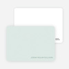 Stationery: ‘Color Stripe: Boy’ cards. - Light Green