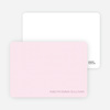 Stationery: ‘Color Stripe: Girl’ cards. - Pink